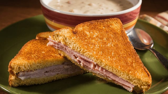 Grilled Ham & Cheese.